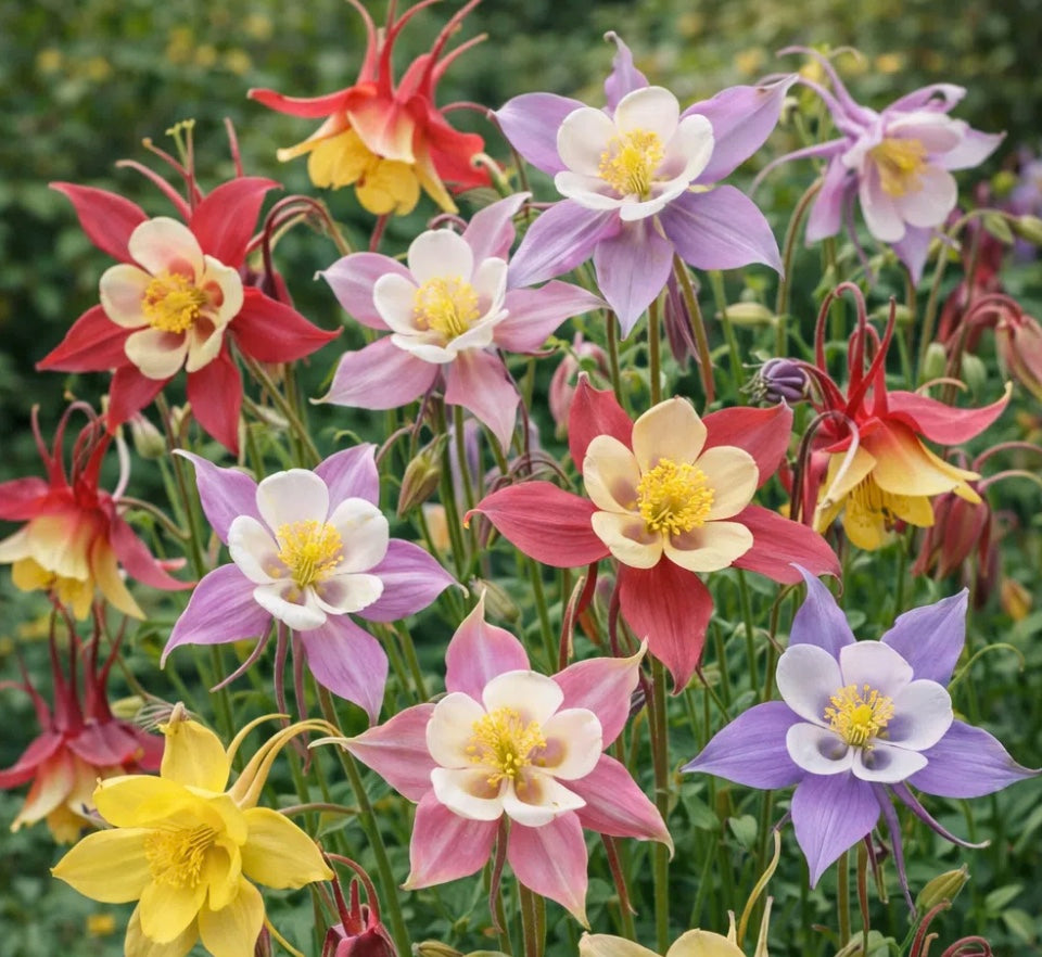 Aquilegia - Mrs Scott Elliott mixed