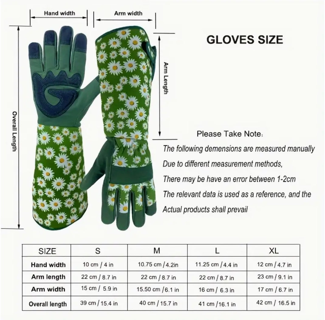 Long sleeve garden Gloves – Protection from ticks, thorns and more