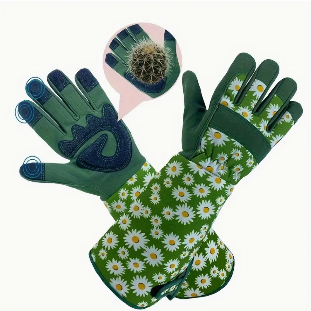 Long sleeve garden Gloves – Protection from ticks, thorns and more