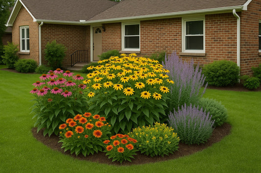 Convert lawn to garden the lazy way. No digging required.
