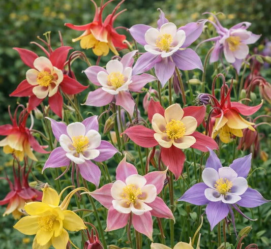 Aquilegia - Mrs Scott Elliott mixed