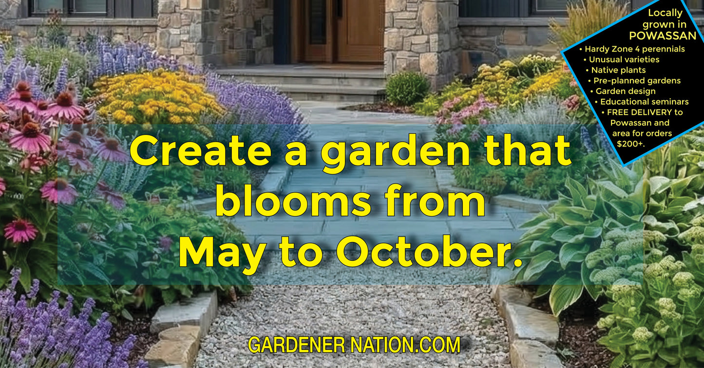 Seminar: Create a garden that blooms from May to October - June 20 or 27
